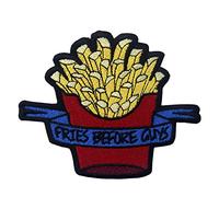 Fries Before Guys Chips Embroidered French Fries Badge Iron On Sew On Patch