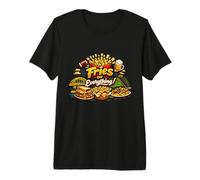 Fries on Everything Pittsburgh Food Western PA Yinzer Premium T-Shirt