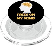 Fries On My Mind French Fry Funny Sarcastic PopSockets PopGrip for MagSafe