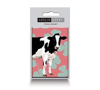 Friesian Cow Fridge Magnet by Leslie Gerry