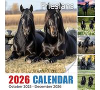 Friesians Calendar 2026: A Stunning Collection of Majestic Equine Moments