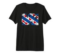 Friesland Flag Vintage Baltic Sea Premium T-Shirt