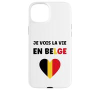 Frieten Citation Frites Drapeau Belgique Humour Belge Case for iPhone 15 Plus
