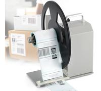 Frifreego Automatic Label Rewinder, Speed-Adjustable Sticker rewinder, Bidirectional Label Rewinding Machine, Synchronized with Printer, 1"/1.5"/3" Core Holder, Label Width 3.54"