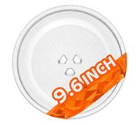 FrigeSwift Upgraded 9.6"Microwave Glass Plate, For Kenmore, Haier, Nostalgia, Panasonic, Frigidaire Microwave, Replace 5304472055, AMW-60GT, MW-7600-22, Oil Resistant, Heat Resistant and Durable