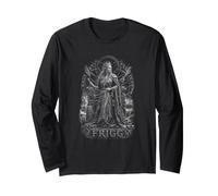 Frigg Norse Goddess Viking Mythology Runes Long Sleeve T-Shirt