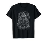 Frigg Norse Goddess Viking Mythology Runes Value Graphic T-Shirt, Men, Black, L