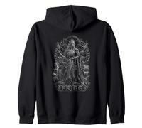 Frigg Norse Goddess Viking Mythology Runes Zip Hoodie