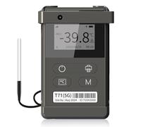 Frigga T71 4G/5G Real-time Temperature Humidity Data Logger Reusable 50,000 Points Wireless Remote Digital Temperature Monitor High Accuracy Rechargeable