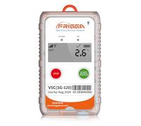 Frigga V5C 4G/5G Real-Time Temperature Humidity Data Logger Single-Use 28800 Points Remote Digital Temp Recorder 120 Days for Pharmacy Cold Chain Logistics Ocean Tracking High Accuracy