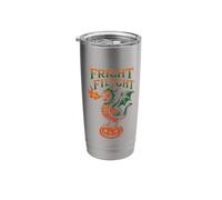 Fright & Flight Dragon Chicken Halloween Pumpkin Stainless Steel Insulated Tumbler