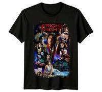 Fright Night (1985) Movie Poster Inspired T-Shirt Retro 80s Tee Unisex Black