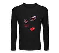 Fright Night II Retro Horror Movie Gore Film Men's Tee Crewneck Long Sleeve Unisex 100% Cotton T Shirt Black XXXL