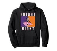 Fright Night Pinup Witch Halloween Retro Style Pullover Hoodie