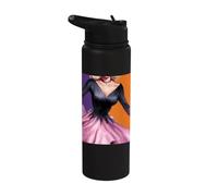 Fright Night Pinup Witch Halloween Retro Style Stainless Steel Insulated Water Bottle