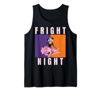 Fright Night Pinup Witch Halloween Retro Style Tank Top