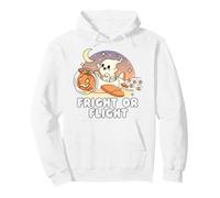 Fright or Flight Shirt Cute Ghost Airplane Halloween Tee Pullover Hoodie