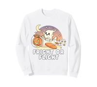 Fright or Flight Shirt Cute Ghost Airplane Halloween Tee Sweatshirt