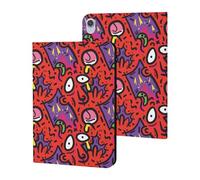 Fright Scream Abstract Doodles Slim Case Compatible with iPad 10th 9th 8th 7th Generation 2022 2021 2020 2019 Protective Cover Stand