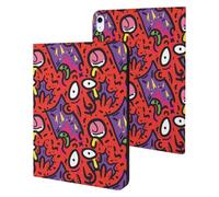 Fright Scream Abstract Doodles Slim Case Compatible with iPad 10th 9th 8th 7th Generation 2022 2021 2020 2019 Protective Cover Stand