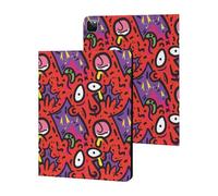 Fright Scream Abstract Doodles Slim Case Compatible with iPad 10th 9th 8th 7th Generation 2022 2021 2020 2019 Protective Cover Stand