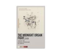 Frightened Rabbit The Midnight Organ Fight Poster Canvas Wall Art Home Prints Canvas Print Home Gym Office Wall Bedroom Decorative Retro Wall Color Wall Decoration16x24inch(40x60cm) Unframe-style