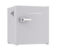 Frigidaire EFR176 Retro Compact Fridge with Chiller Mini Refrigerator with Built-in Bottle Opener for Office, Bedroom, Dorm Room or Cabin, 1.6 cu ft 16" D x 18" W x 18.5" H, Moonlight