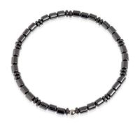 Frigotine Black Haema Braided Stretch Bracelet for Men Women Gothic Handmade Beads Religious Punk Bracelets Accessories Fashion Jewelry Father Gift, 7"-9", haema, haema