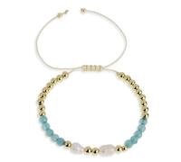Frigotine Dainty Gold Bead Bracelets for Women Adjustable Gemstone Beads Summer Beach Surfer Bohemian Jewelry Gift, 7.5, The watch is part of the product, No Gemstone