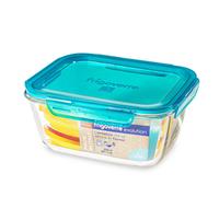 Frigoverre Rectangular High Evolution In Transparent Glass, Plastic Lid