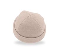 Frihed Sauna Hat Made of Wool Walk Sauna Hat Wellness Felt Handmade Wool Hat Premium Sauna Accessory Made of Wool Felt for Men and Women Gift Idea for Sauna and Spa, sand, Large