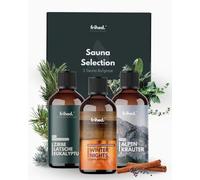 frihed. Sauna Infusion Selection Hut Magic - Highly Concentrated Herbs, Wood & Spice Sauna Oil - Gift Set for Sauna Lovers - 100 ml Glass Bottle - Made in Lüneburg