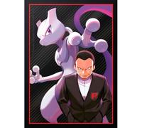 Friki Monkey Elite Trainer Sleeves for Pokémon [65 Sleeves], Show Your Cards with Promotional Pokemon ETB Sleeves, Pokemon Card Sleeves (Mewtwo Team Rocket)