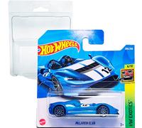 Friki Monkey Hot Wheels McLaren Elva HW Exotics 6/10 (203/250) 2022 Short Card + Blister & Card Protector Pack