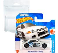 Friki Monkey Hot Wheels Nissan Skyline Godzilla GT-R (R32) HW J-Imports 5/10 (69/250) Short Card Mattel 2023 + Blister & Card Protector Pack