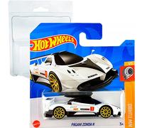 Friki Monkey Hot Wheels Pagani Zonda R HW Turbo 1/5 (72/250) Mattel 2023 Short Card + Blister & Card Protector Pack