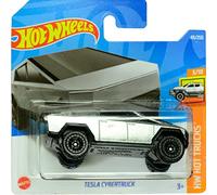 Friki Monkey Hot Wheels Tesla Cybertruck HW Hot Trucks 3/10 (49/250) 2022 Short Card + Blister & Card Protector Pack