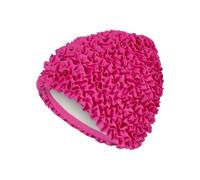 Frill Fabric Swim Cap Fashy Pink One Size