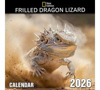 Frilled Dragon Lizard Calendar 2026: Discover the Wonders of Unique Reptilian Beauty