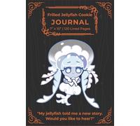 Frilled Jellyfish Cookie Journal: Kingdom Run Character Notebook 7x10 with 120 Lined Pages for Students, Note Taking & Everyday Use
