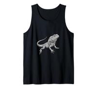 Frilled Lizard Reptile Animal Lover Herpetology Tank Top