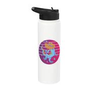 Frilled Neck Lizard Reptile Lizard Dragon Australian Animal Stainless Steel Insulated Water Bottle