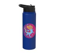 Frilled Neck Lizard Reptile Lizard Dragon Australian Animal Stainless Steel Insulated Water Bottle