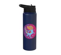 Frilled Neck Lizard Reptile Lizard Dragon Australian Animal Stainless Steel Insulated Water Bottle
