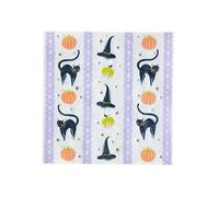 Frills & Thrills Halloween Paper Party Large Napkins | Premium Table Decor, Halloween Celebrations, Costume Parties, Haunted House, Pumpkin Decorating | Supplies, 3-Ply Paper | Pack of 20, 6.5" Folded