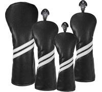 Frimon Golf Club Cover - Premium Leather Material, Funny Pattern Design, Thicker Protection