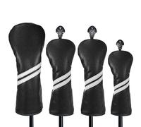 Frimon Golf Club Cover - Premium Leather Material, Funny Pattern Design, Thicker Protection