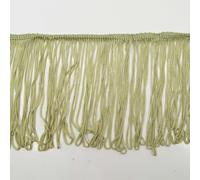 Fringe Looped Cut 20mm to 120mm Edging Trim Costume Blind 16 Type 2 4 Meter 735D, 10 110mm Looped Sage Green, 2 Metres