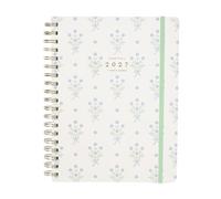 Fringe Studio 2027 Weekly Planner, Aug 2026 - Dec 2027, 17 Month, Paper Cover, "PRETTY BOWQUET", 9.9" w x 7.6" h, 240 Pages (376PA503)