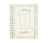 Fringe Studio 2027 Weekly Planner, Aug 2026 - Dec 2027, 17 Month, Paper Cover, "ROMANTIC FLORAL FRAME", 9.9" w x 7.6" h, 240 Pages (376PA502)